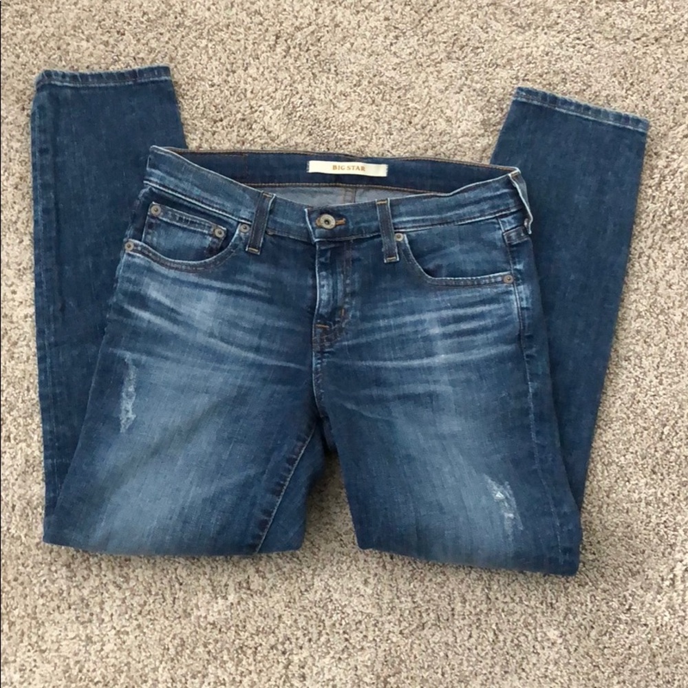 Big Star distressed skinny jeans